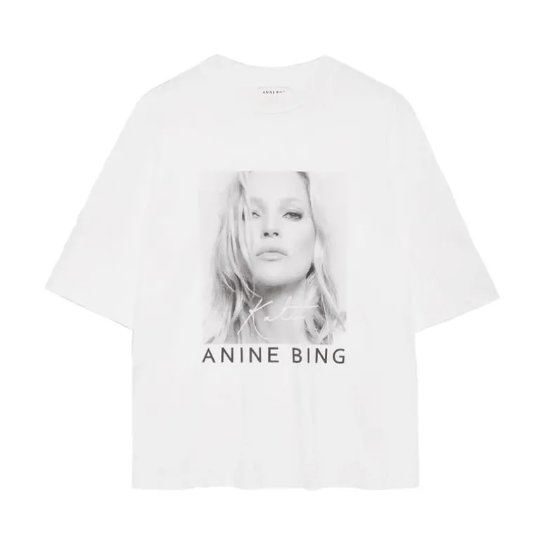 ANINE BING shirts avi tee k.moss